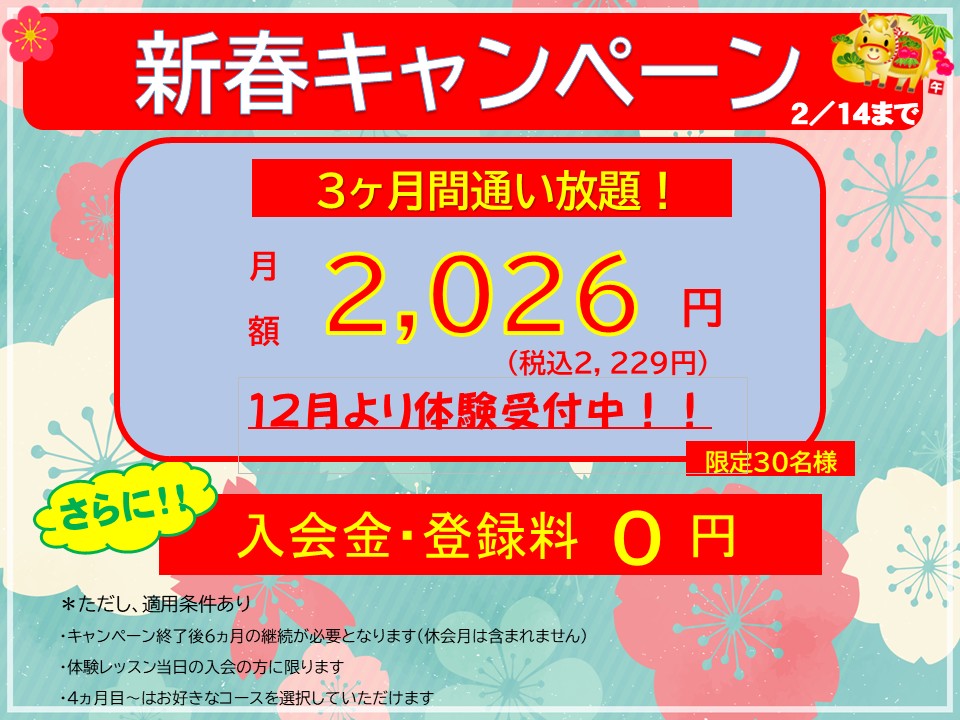 新春キャンペーン